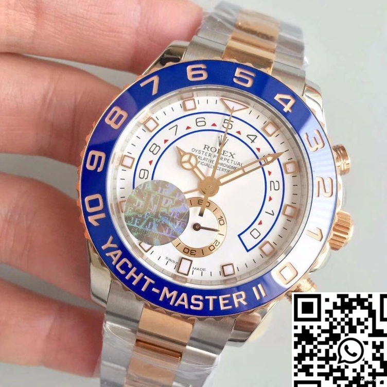 White Yacht Dial JF Rose 116681 Master Factory Rolex II Gold 1230